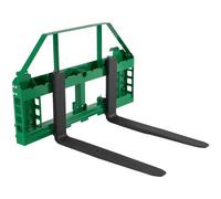 VEVOR Forca Pallet, Capacità 1814 kg, Attacco per Telaio Lato Lungo 1065 mm, Lame per Carrelli Elevatori, Ricevitore di Attacco da 50,8 mm e Manicotti per Lancia, Adatti per Trattori JD