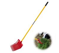 VEVOR Forca per Letame, 18 Denti Angolati, Rastrello per Letame di Cavallo con Manico Lungo in Fibra di Vetro 1550 mm, Forca in Plastica Resistente, Strumento per Giardinaggio, Stalla per Cavalli