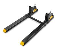 VEVOR Forche per Pallet da Benne Capacità Carico Max.1814kg Larghezza Regolabile