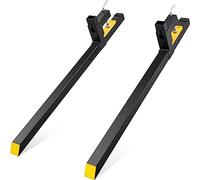 VEVOR Forche per Pallet Lunghezza 149cm Capacità Carico Max. 907kg, Coppia di Forche per Movimentazione Carico per Benne Trattori Minipala Escavatori in Acciaio, Forche per Benne Rimovibili per Carico