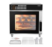 VEVOR Forno Convezione da Banco Tostapane Commerciale Baker in Acciaio Inox 58L