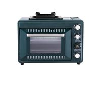 VEVOR Forno da Esterno Fornello da Campeggio a Gas Portatile Fuoco Regolabile con Timer da 60 minuti Antivento Ripiano per Griglia e Teglia per Arrosti Campeggio, Picnic, Viaggio, Cucina all'Aperto