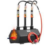 VEVOR Forno di fusione forgia a gas propano 3 bruciatori max. 1427 ℃ per fabbri