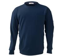 VEVOR FR Camicie, Abbigliamento Ignifugo a Maniche Lunghe, Traspirante Camicia da Lavoro Ignifuga da Uomo con Trattamento Pre-Restringimento e Tasca, per Saldatori, Elettricisti, Blu Navy XXL