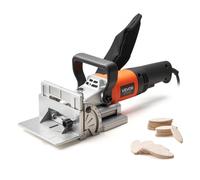 VEVOR Fresatrice a Lamelle 760W 5,9A 11600 giri/min, Tacca di Posizionamento a 45° con Sacchetto per Polvere, Fresatrice Biscottatrice Angolo Profondità Regolabile, Lavorazione del Legno