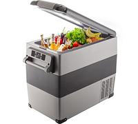 VEVOR Frigo Portatile 55L, Frigorifero Piccolo per Auto 12v 220v, Frigo da Campeggio Sh-CF, Camion Camper Mini Radiatore Elettrico per Viaggi, Pesca, Uso Esterno e Domestico