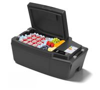 VEVOR Frigorifero a Compressore per Auto, Frigorifero 20L Compatibile per Tesla Model 3 Congelatore Portatile Controllo APP 12V/24V DC, da -16℃ a 10℃, Frigo Elettrico Congelatore per Campeggio