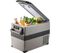 VEVOR Frigorifero Portatile, 45 L Piccolo Frigorifero Compressore Portatile, 45 W Frigorifero per Auto, 27 x 14 x 18 Pollici, Congelatore Domestico, Frigorifero da Viaggio Piccolo Congelatore per Auto