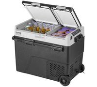 VEVOR Frigorifero Portatile per Auto Compressore 58L Doppia Zona per Casa Auto