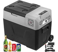 VEVOR Frigorifero termoelettrico portatile 50 L frigorifero da viaggio per auto frigorifero portatile elettrico da viaggio per auto mini frigorifero per auto mini frigorifero per bevande con LCD