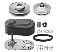 VEVOR Frizione di Trasmissione Motore 2-8 CV Frizione di Trasmissione ad Alta Resistenza 2000 Giri/min con Ruote dal Design Asimmetrico, Frizione Robusta Durevole, Accessori Completi, per Vari Motori