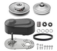VEVOR Frizione di Trasmissione Motore 2-8 CV Frizione di Trasmissione ad Alta Resistenza 2000 Giri/min con Ruote dal Design Asimmetrico, Frizione Robusta Durevole, Accessori Completi, per Vari Motori