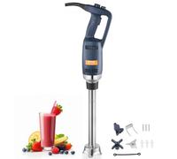 VEVOR Frullatore Immersione, Frullatore Manuale per Carichi Pesanti 350 W, Miscelatore Portatile a Velocità Variabile Continuo da 406 mm, Lama in Acciaio Inossidabile, per Zuppe, Salse, Panna