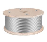 VEVOR Fune Metallica Cavo in Acciaio Inox 316 Bobina da 152 m 4,8 mm 1x19 Fili