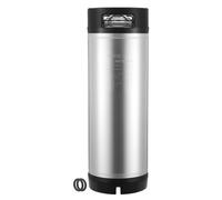 VEVOR Fusto di Birra con Chiusura a Sfera, 19 L Fusti per Bevanda Fredda SUS304 con Doppia Maniglia in Gomma e Fondo in Gomma Resistente, Attrezzatura per Produzione di Birra, 1 Pezzo