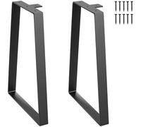 VEVOR Gambe per Tavolino Trapezoidali Altezza 406,4mm Set Gambe Tavolo 2 Pezzi