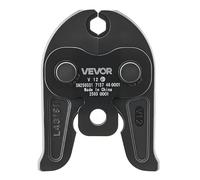 VEVOR Ganascia di Pressatura V12, Ganascia da 12 mm per Tubi in Acciaio Inossidabile a V Attrezzatura per Crimpatura in Acciaio Cementato Compatibili con Utensili di Pressatura Standard