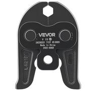 VEVOR Ganascia di Pressatura V15, Ganascia da 15 mm per Tubi in Acciaio Inossidabile a V Attrezzatura per Crimpatura in Acciaio Cementato Compatibili con Utensili di Pressatura Standard