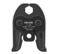 VEVOR Ganascia di Pressatura V22, Ganascia da 22 mm per Tubi in Acciaio Inossidabile a V Attrezzatura per Crimpatura in Acciaio Cementato Compatibili con Utensili di Pressatura Standard