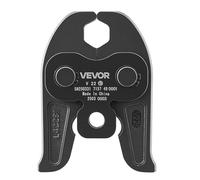 VEVOR Ganascia di Pressatura V22, Ganascia da 22 mm per Tubi in Acciaio Inossidabile a V Attrezzatura per Crimpatura in Acciaio Cementato Compatibili con Utensili di Pressatura Standard
