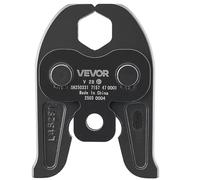 VEVOR Ganascia di Pressatura V28, Ganascia da 28 mm per Tubi in Acciaio Inossidabile a V Attrezzatura per Crimpatura in Acciaio Cementato Compatibili con Utensili di Pressatura Standard