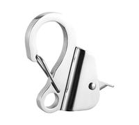 VEVOR Gancio per Ancora per Barche, Ancora Scorrevole in Acciaio Inox 304 Clip per Gancio per Ancora per Barche per Corda per Ancora da 3/8" - 5/8", Facile da Usare, Contiene 3700 LBS