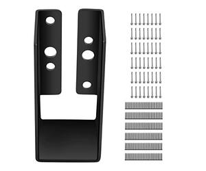 VEVOR Gancio per Travetti Nascosto, Flangia Nascosta per Accento Esterno 51x102 mm, 24 Pezzi Staffe per Travetti Nascosti, Gancio con Montaggio Frontale Nascosto in Lamiera Acciaio Q235 Verniciato