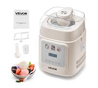 VEVOR Gelatiera Automatica Verticale con Compressore Integrato, Macchina per Gel