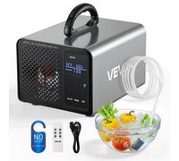 VEVOR Generatore di Ozono Professionale 36000 mg/h, Ozonizzatore Commerciale con Avvio Ritardato di 15 s, Timer in Base all’Area, Touchscreen LCD, per Auto, Fumo, Animali Domestici, Fino a 300 m²