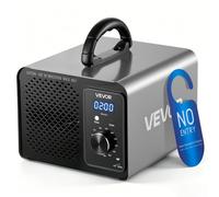 VEVOR Generatore di Ozono Professionale 36000mg/h, Ozonizzatore Commerciale con Avvio Ritardato di 15s, Manopola Elettronica, Modalità Ciclo per Trattamento Odori, per Animali Domestici, Fino a 300m²