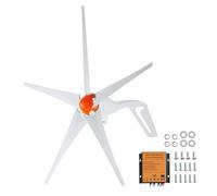 VEVOR Generatore Eolico 500 W Kit Turbina Eolica 5 Pale 12 V e Controllo