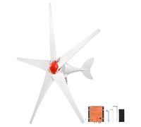 VEVOR Generatore Eolico 800W 12V Kit Turbina Eolica a 5 Pale con Controller MPPT