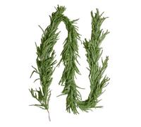 VEVOR Ghirlanda Natalizia Artificiale di Pino Norfolk da 2750 mm, Ghirlande di Verde Artificiale Sempre Verde al Tatto, per Decorazioni Natalizie Interni Esterni, Mensola del Camino e Camino