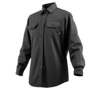 VEVOR Giacca da Saldatura Ignifuga Camicia, Nero, XX-Large Unisex-Adulto