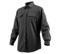 VEVOR Giacca da Saldatura Ignifuga Camicia, Nero, XX-Large Unisex-Adulto