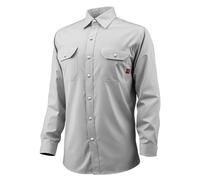 VEVOR Giacca da Saldatura Ignifuga Camicia, Grigio, L Unisex-Adulto