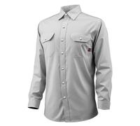 VEVOR Giacca da Saldatura Ignifuga Camicia, Grigio, XX-Large Unisex-Adulto