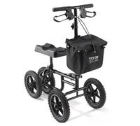 VEVOR Ginocchio Scooter Pieghevole in Acciaio al Carbonio Ginocchio Walker Recupero Scooter Carichi 160kg