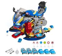 VEVOR Giocattolo Motore per Moto, Giochi Meccanici 25 Pezzi con Parti Rimovibili, Luci e Suoni, Simulazione di Guida e Corsa in Pista, Set Officina Meccanica per Bambini, Colore Blu