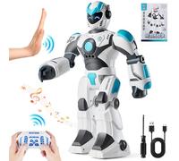 VEVOR Giocattolo per Bambini, 2,4 GHz, Robot RC Intelligente, Telecomando Programmabile, Funzioni Parlare, Cantare, Ballare, Interattivo, Gesti, Giocattolo Robot Programmabile Controllo Vocale