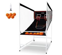 VEVOR Gioco Arcade di Pallacanestro con Tabellone Pompa 5 Palline 2 Giocatori
