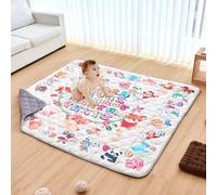 VEVOR Tappetino da Gioco per Bambini 1800 x 2000 x 20 mm Tappetino per Gattonare Antiscivolo in Un Pezzo Morbido Ispessito, Tappeto Gioco per Attività Impermeabili per Neonati, Lavabile in Lavatrice