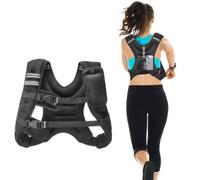 VEVOR Giubbotto con Peso Fibbia Regolabile 5,54 kg per Allenamento Corsa Adulti