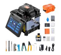 VEVOR Giuntatrice a Fusione di Fibra 6 Motori Allineamento di Nucleo Giunzione