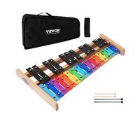 VEVOR Glockenspiel Xilofono 27 Note Strumento a Percussione Tasti Colorati