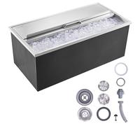 VEVOR Goccia in Ice Chest Acciaio inossidabile Ice Cooler Ice Bin