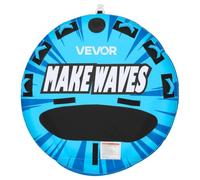 VEVOR Gonfiabile Trainabile per Barche Sport Acquatici Capienza da 3 Persone Carico Max 231 kg con Cuscinetti Antiscivolo, Tubo Gonfiabile di Traino Copertura in Nylon da Mare Piscina Lago, Blu