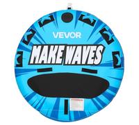 VEVOR Gonfiabile Trainabile per Barche Sport Acquatici Capienza da 3 Persone Carico Max 231 kg con Cuscinetti Antiscivolo, Tubo Gonfiabile di Traino Copertura in Nylon da Mare Piscina Lago, Blu