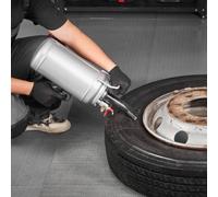 VEVOR Gonfiatore Portatile per Pneumatici, 6 L, Pressione di Esercizio 0,6 a 0,8 MPa, Gonfiatore a Grilletto per Tallone del Pneumatico, per Piccole Auto, Motociclette, Bici Elettriche, Argento