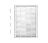 VEVOR Griglia del Filtro dell'Aria di Ritorno, per Aperture di Condotti da 50,5 x 75,5 cm Filtro Non Incluso, Griglia di Ritorno dell'Aria in Acciaio Verniciato a Polvere, Faccia/Porta Staccabile